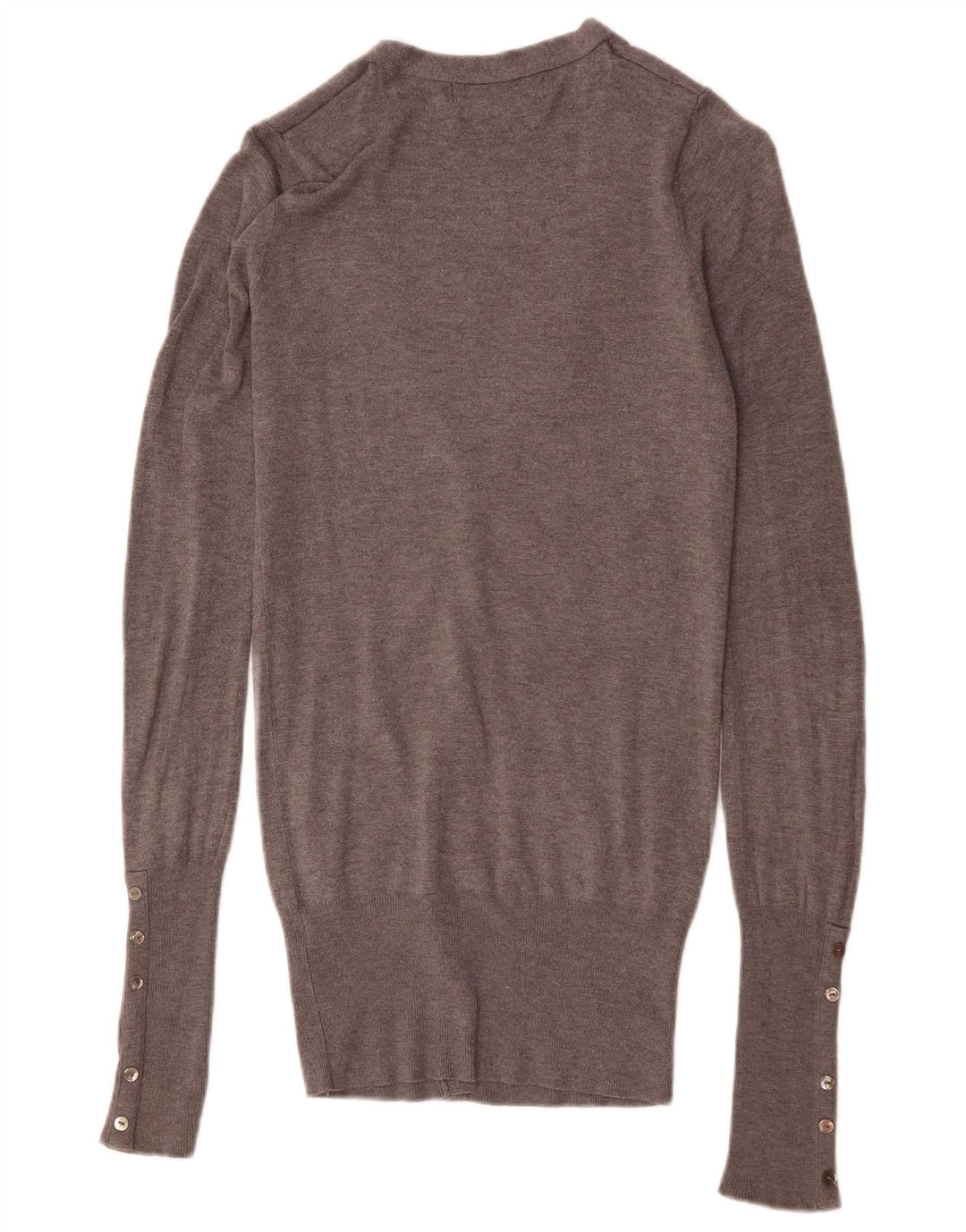 Pulover cardigan pentru femei Zara UK 12, raion gri mediu