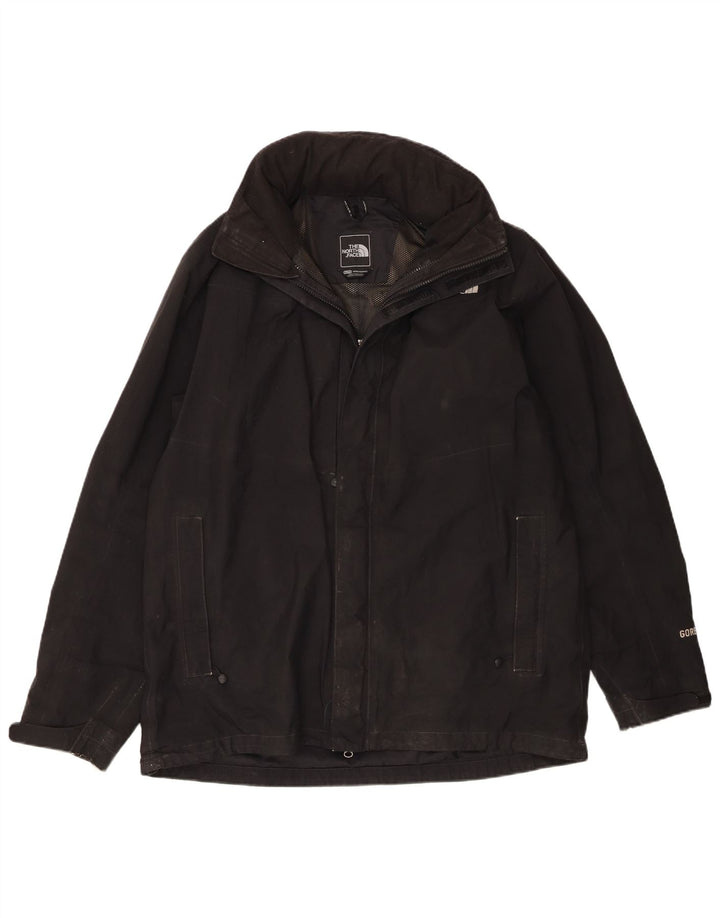 Jachetă de ploaie cu glugă pentru bărbați The North Face UK 42 XL poliester negru