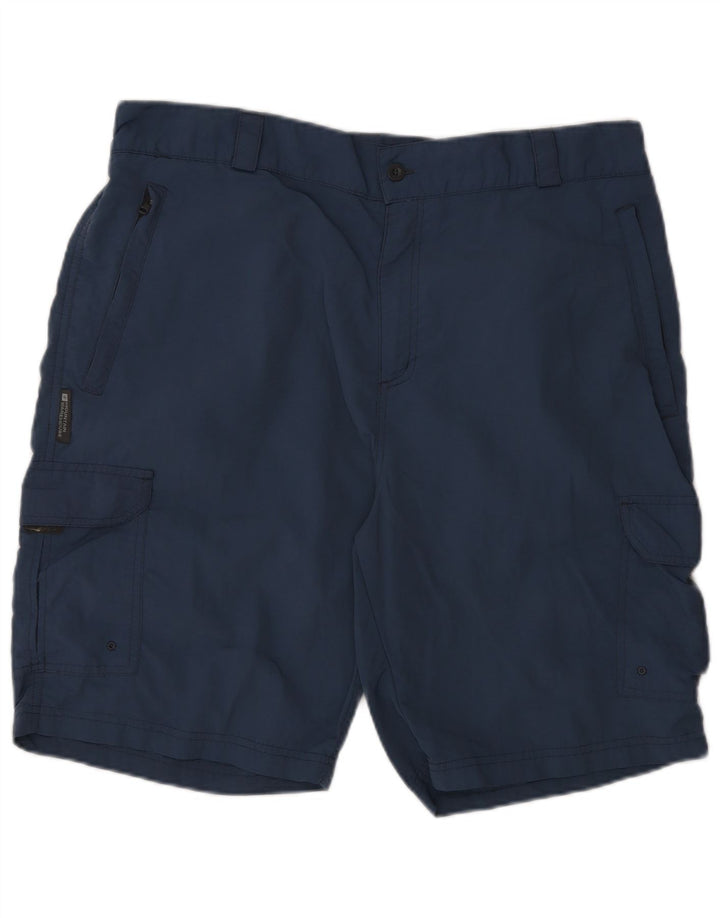 Pantaloni scurți cargo pentru bărbați Mountain Warehouse W36 nailon mare bleumarin