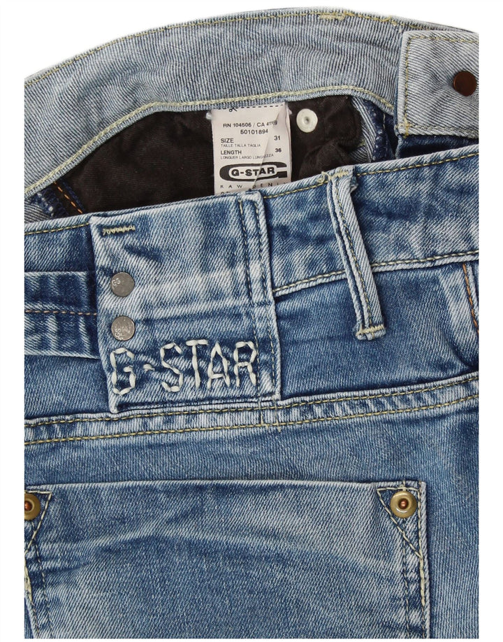 Blugi slim pentru femei G-STAR Distressed W31 L36 Bumbac albastru