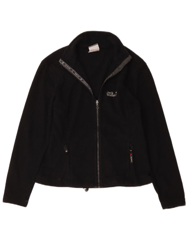 Jack Wolfskin Jachetă polară pentru femei UK 10 Poliester negru mic