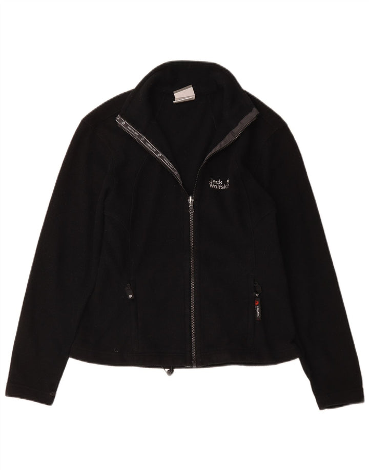 Jack Wolfskin Jachetă polară pentru femei UK 10 Poliester negru mic
