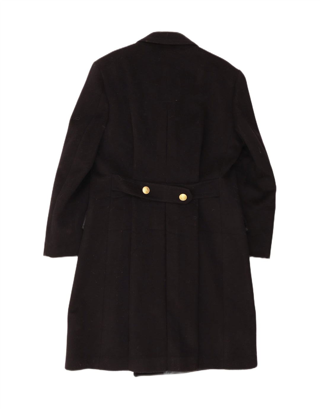 Palton de damă Vintage cu piept dublu IT 52 2XL Negru Clasic