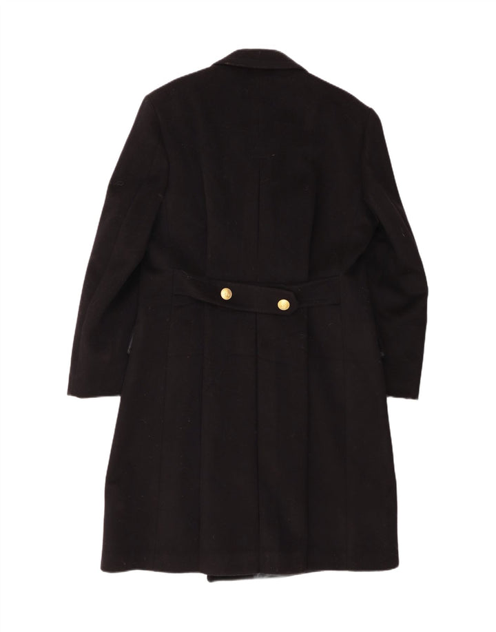 Palton de damă Vintage cu piept dublu IT 52 2XL Negru Clasic