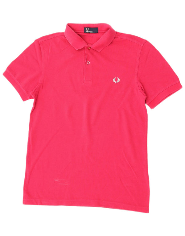 Tricou polo Fred Perry pentru femei UK 10 Small Pink