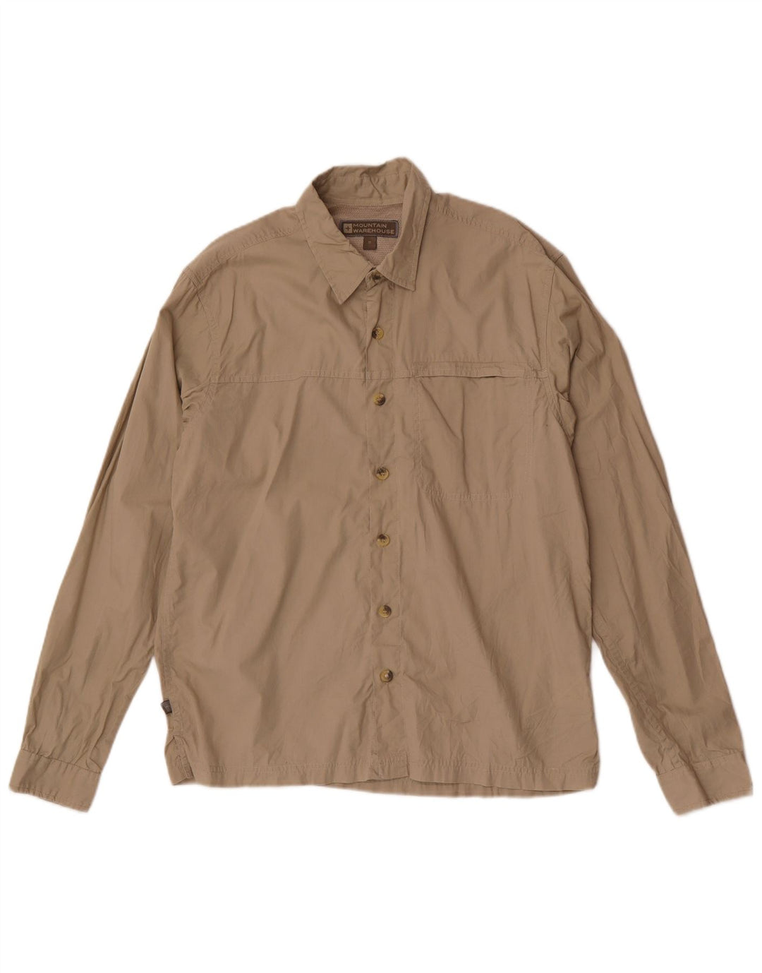 Cămașă pentru bărbați Mountain Warehouse Regular Fit Bumbac mediu kaki