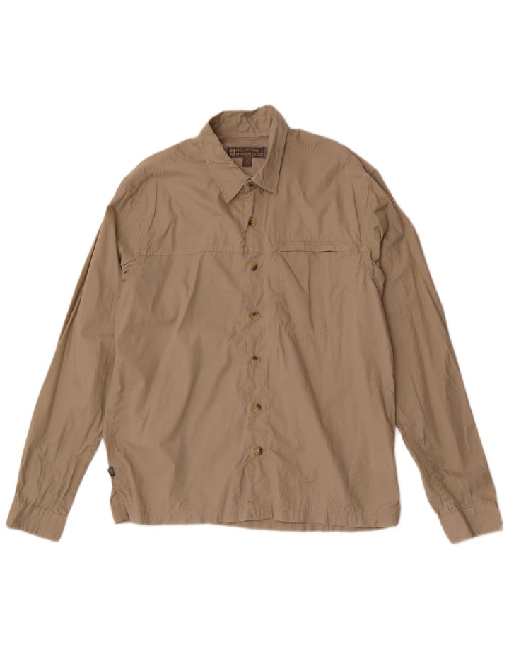 Cămașă pentru bărbați Mountain Warehouse Regular Fit Bumbac mediu kaki