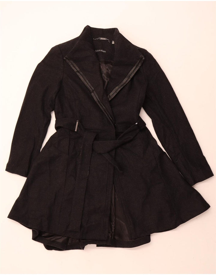 Palton pentru femei Calvin Klein US 6 Medium Negru Lână