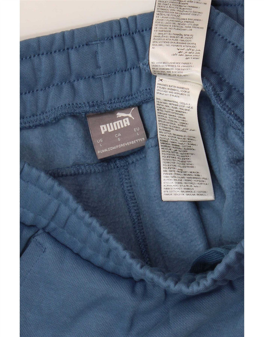 Pantaloni de trening Puma pentru bărbați Joggeri mari, albastru, bumbac