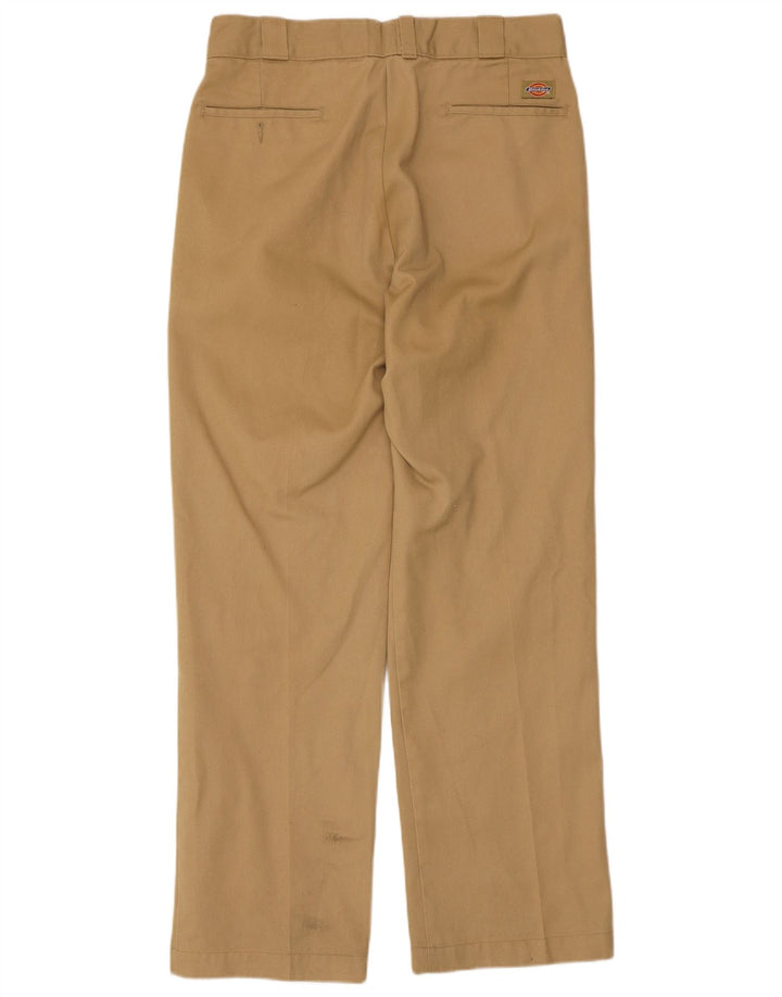 Pantaloni chino drepți pentru bărbați Dickies W32 L32 poliester bej