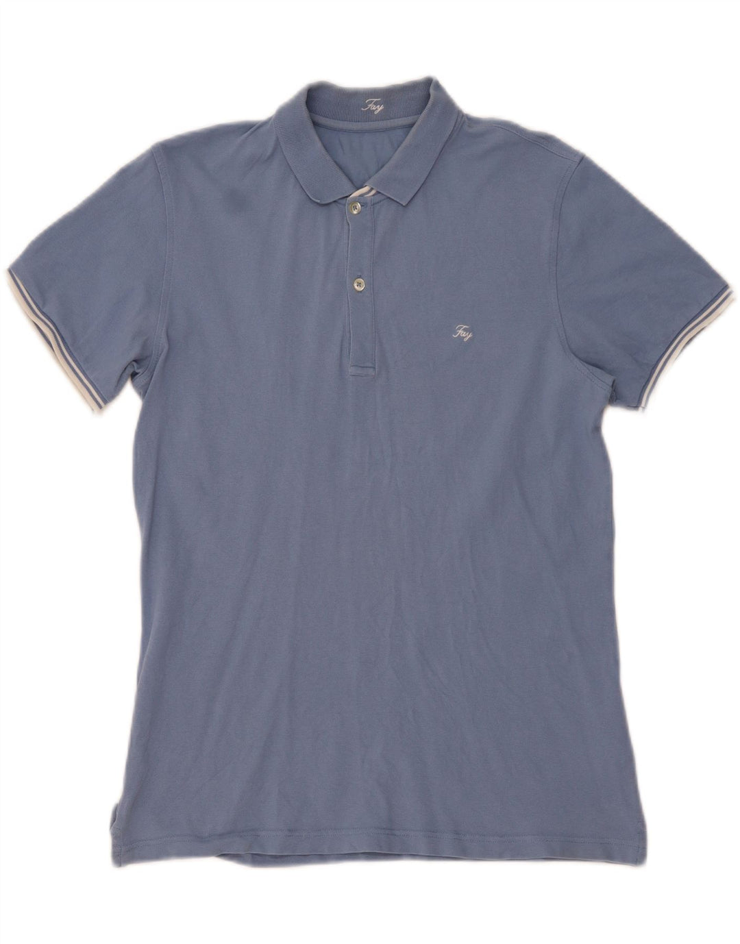 Tricou polo Fay pentru bărbați, mare, albastru, bumbac