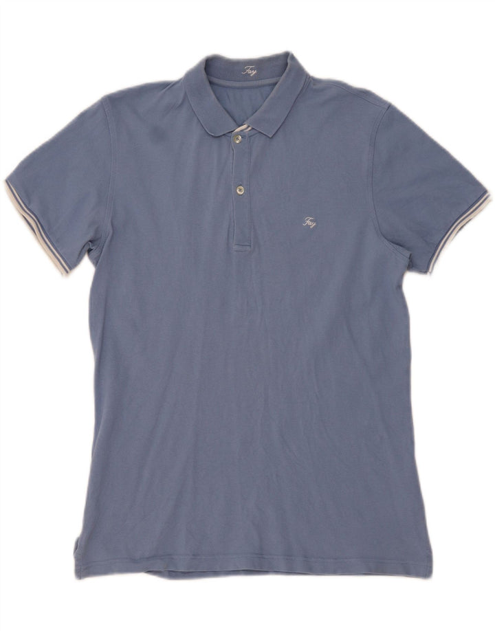 Tricou polo Fay pentru bărbați, mare, albastru, bumbac
