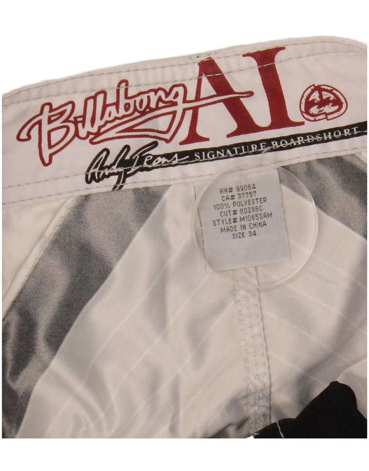 BILLABONG Pantaloni scurți de înot grafic pentru bărbați, roșu, mare, poliester color bloc