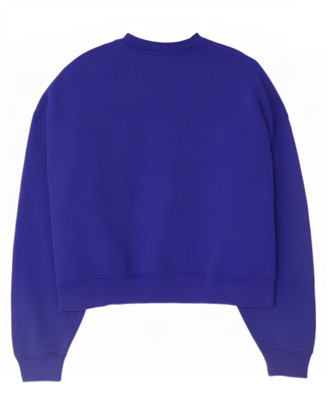 Pulover adidas supradimensionat pentru femei UK 12/14 bumbac albastru mediu