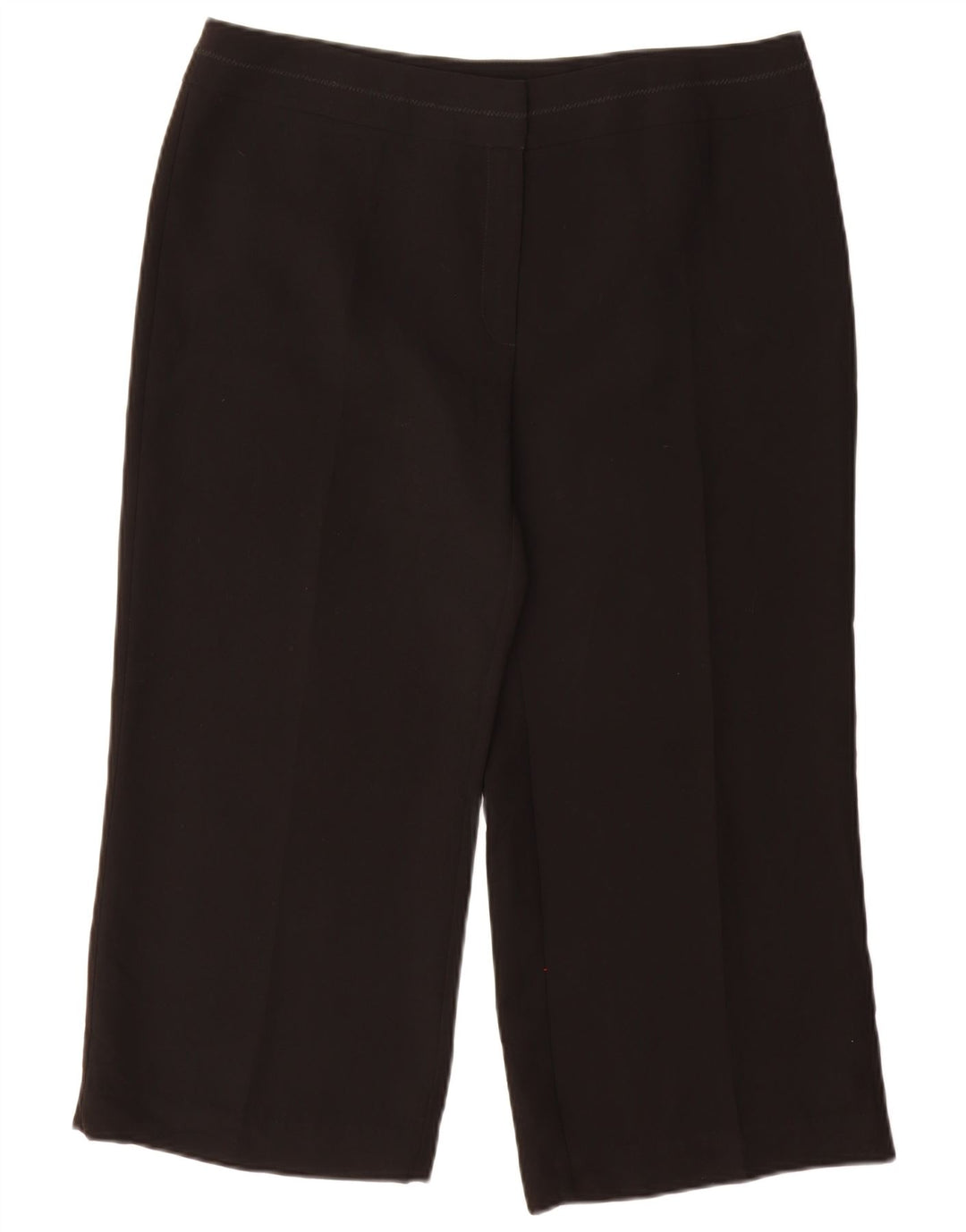Pantaloni Capri pentru femei Marks & Spencer UK 16 Large W34 L24 Poliester negru