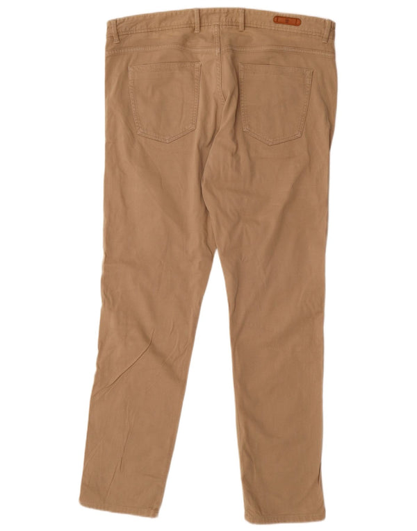 Massimo Dutti Pantaloni casual Slim Fit pentru bărbați EU 46 XL W36 L32 Bej