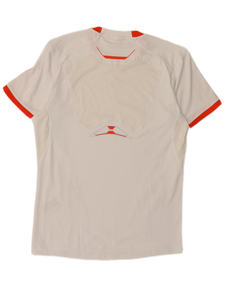 Tricou Adidas Climacool pentru bărbați Top mic, alb, poliester color bloc