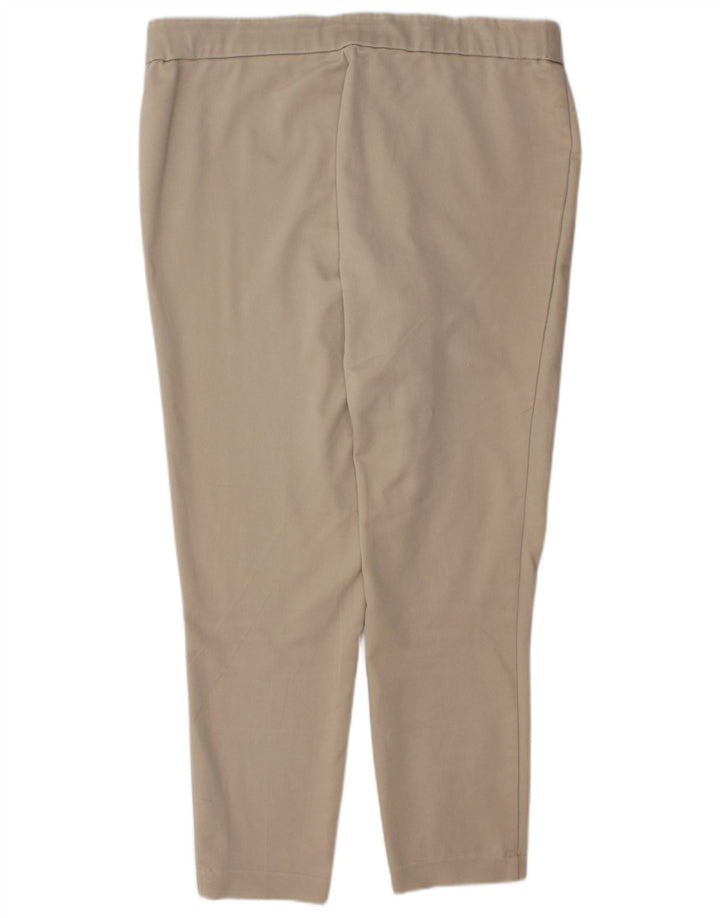 Pantaloni de damă CALVIN KLEIN XL W36 L28 bumbac bej