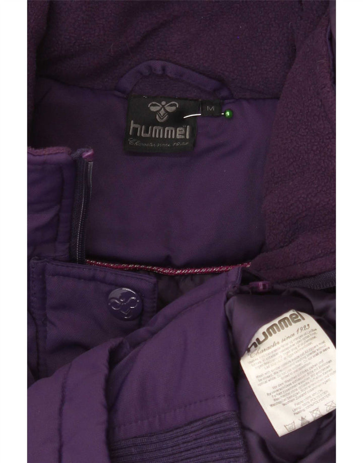 Jachetă căptușită cu glugă pentru femei Hummel UK 14 Nailon violet mediu