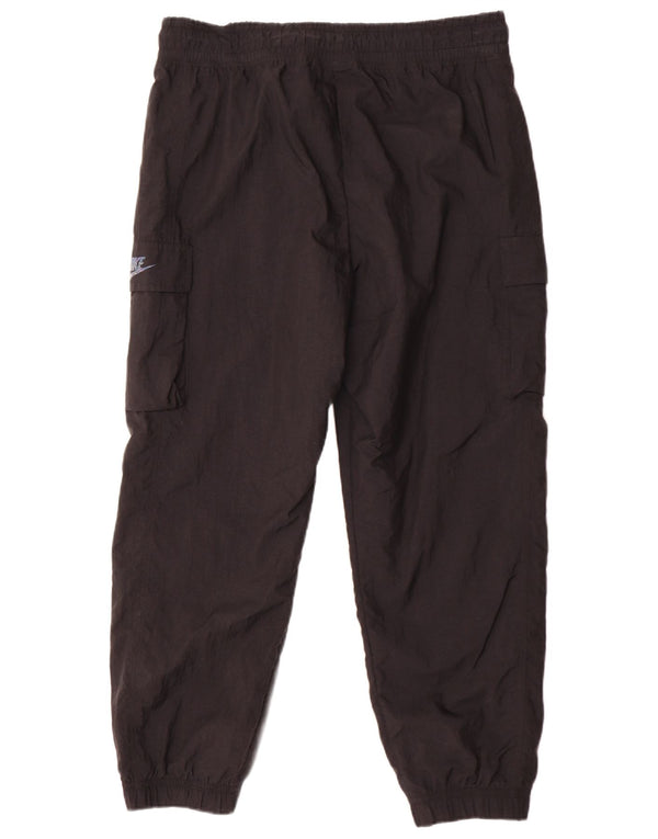 Pantaloni de trening cargo Nike pentru femei Joggeri UK 16 Poliester negru mare