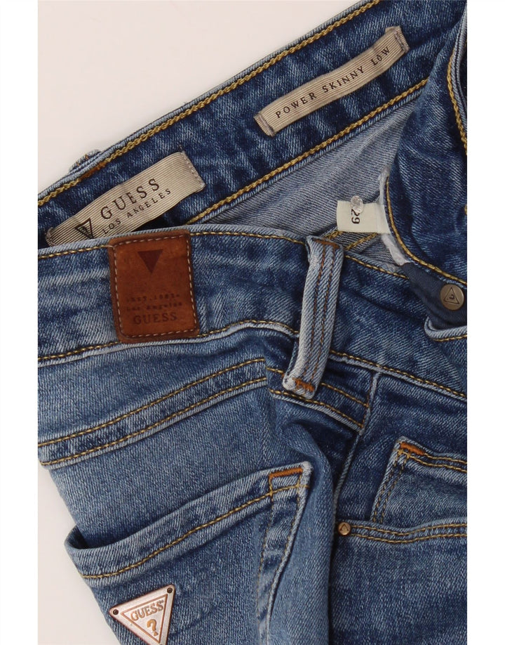 Blugi skinny pentru femei Guess W29 L32 albastru
