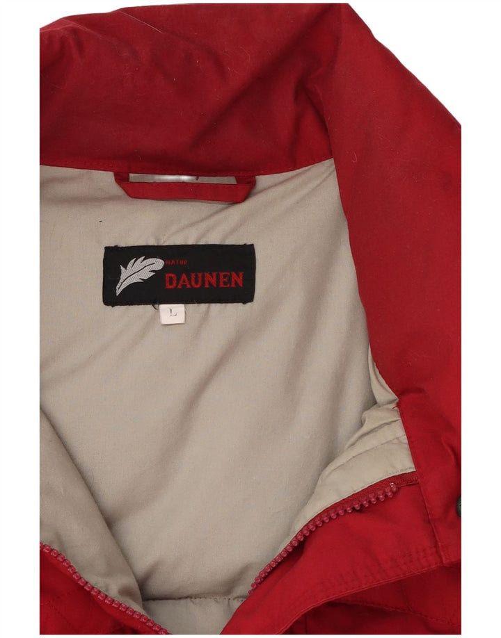 Gilet Căptușit pentru bărbați Vintage UK 40 Poliester roșu mare