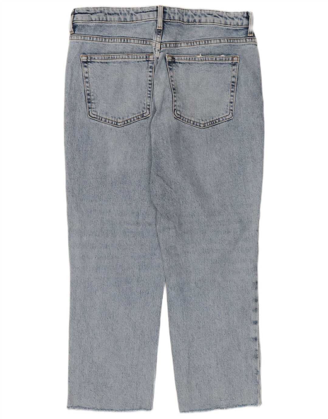 Blugi drepti pentru femei Topshop L30 L24 Bumbac albastru