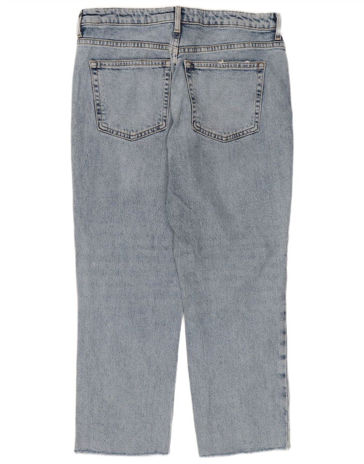 Blugi drepti pentru femei Topshop L30 L24 Bumbac albastru