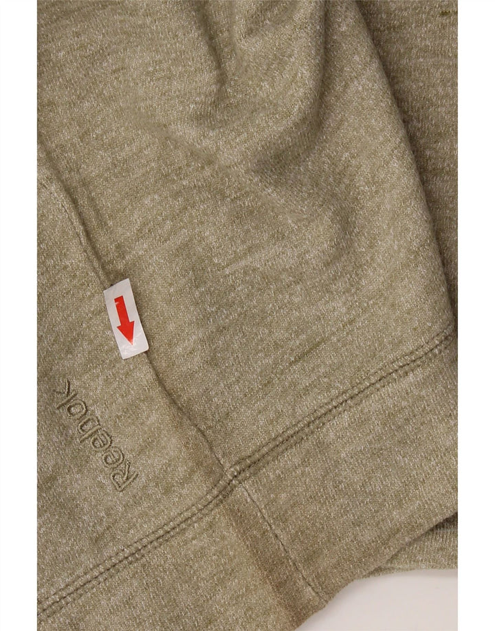 Pulover supradimensionat pentru femei Reebok UK 18 XL, bumbac cu pete kaki