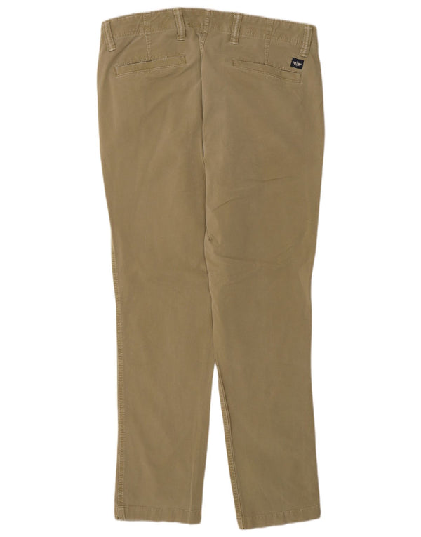Dockers Pantaloni Chino Drepți Bărbați L36 L32 Bumbac Bej