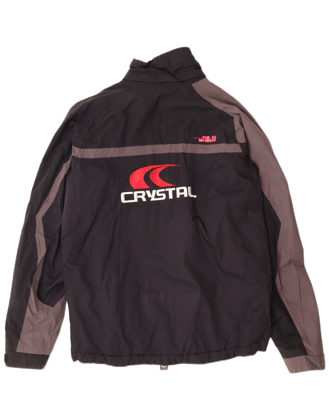 HELLY HANSEN Jachetă Windbreaker cu grafică pentru bărbați UK 34 XS Negru Colorblock