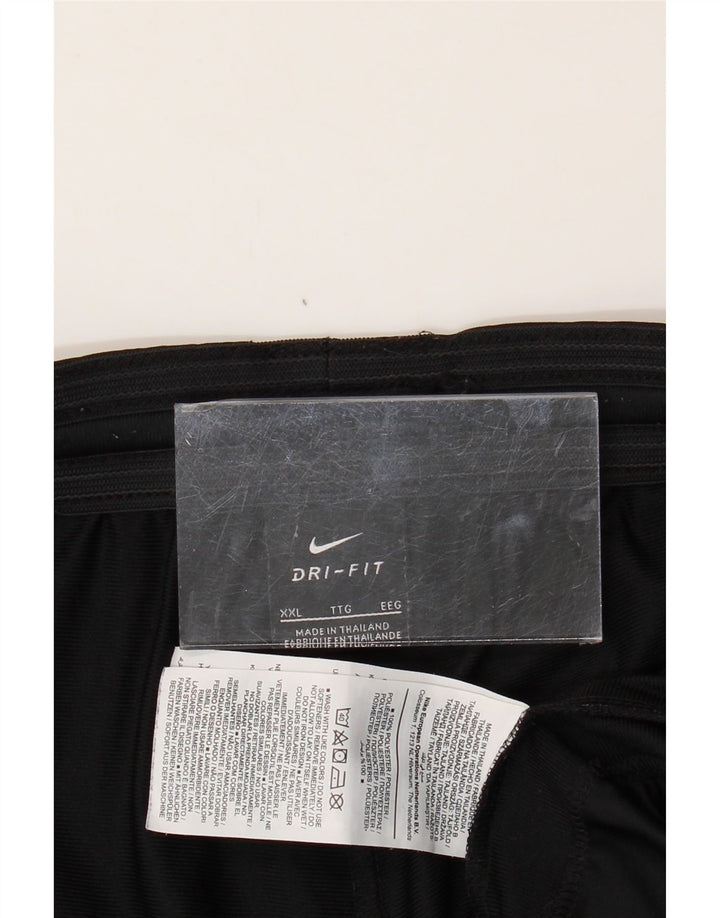 Pantaloni de trening Roma pentru bărbați NIKE 2XL, negru, poliester bloc de culoare