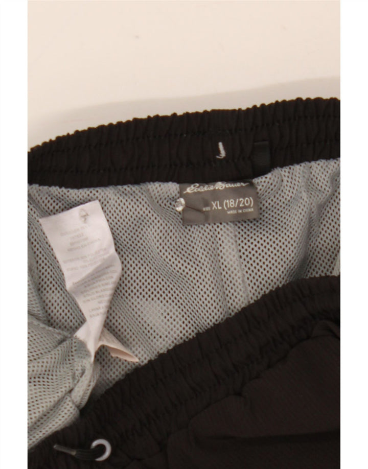Eddie Bauer Pantaloni scurți de baie pentru baieti 15-16 ani XL poliester negru