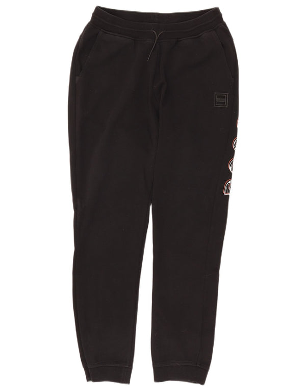 Hugo Boss Pantaloni de trening grafic pentru baieti Joggeri 13-14 ani bumbac negru