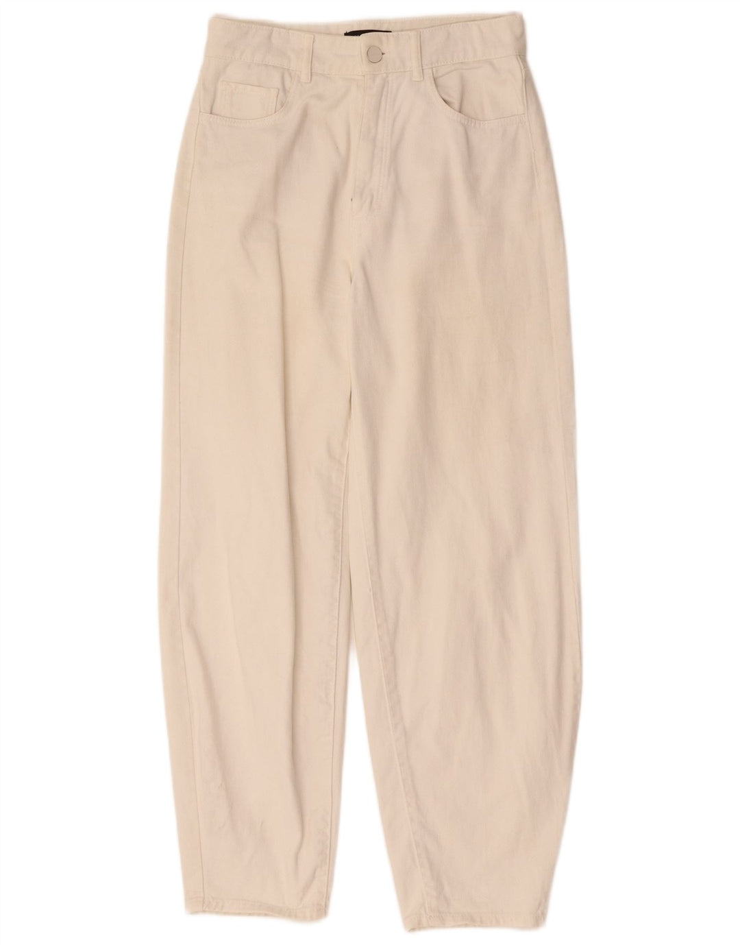 MASSIMO DUTTI Blugi conici pentru femei cu talie înaltă EU 36 XS W26 L28 alb