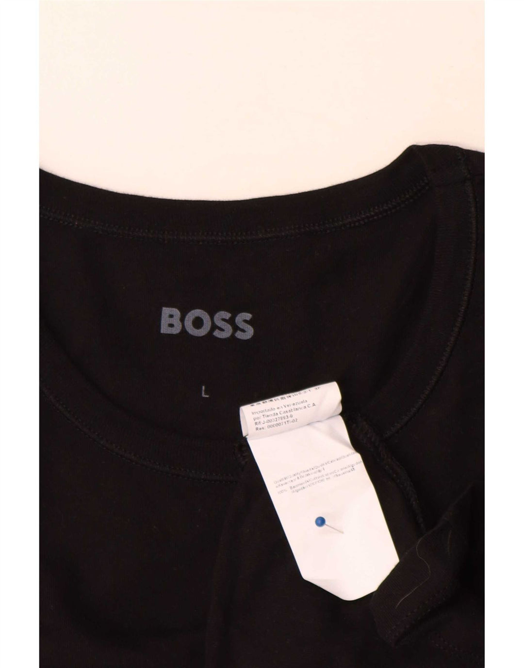 Tricou pentru femei Hugo Boss Top mare din bumbac negru