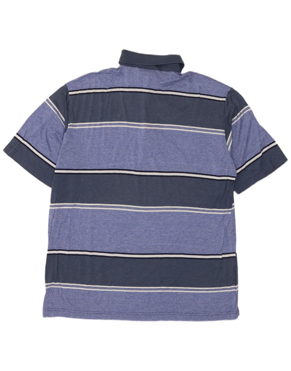 AUSTRALIAN L'ALPINA Tricou polo rugby pentru bărbați IT 54 XL bleumarin cu dungi