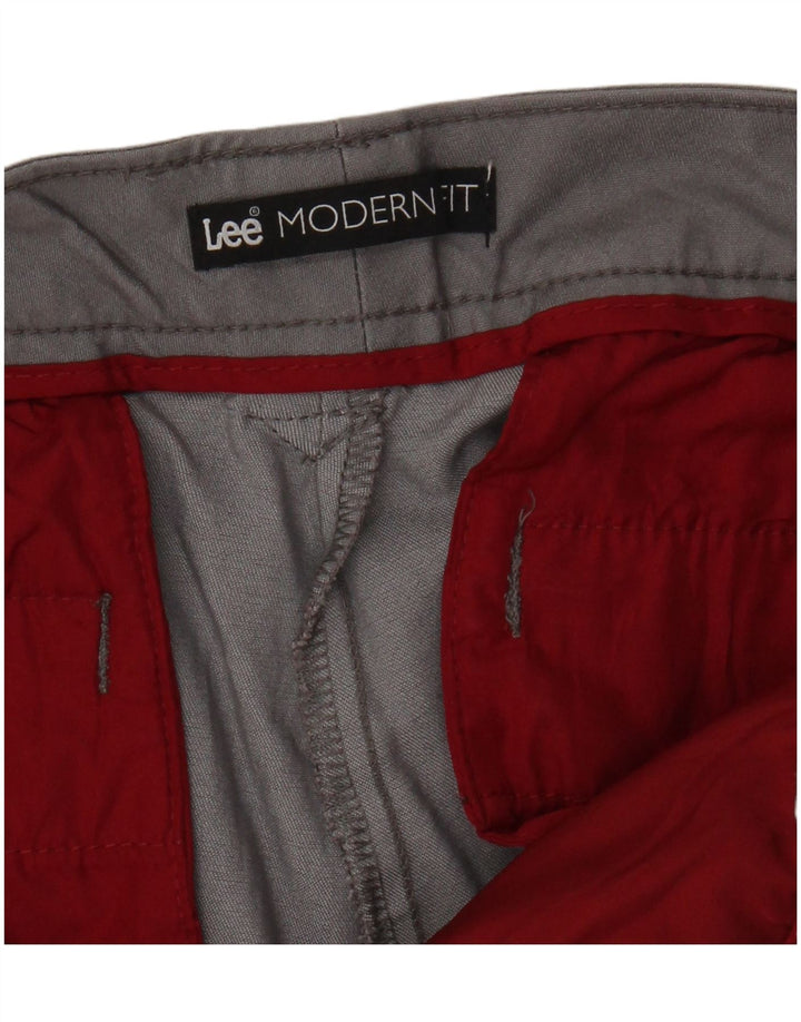 Pantaloni Chino Drepți, Modern Fit, Lee, L34 L27 Gri