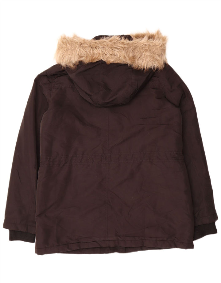 Jachetă parka cu glugă pentru femei Oasis UK 14 Medium Black