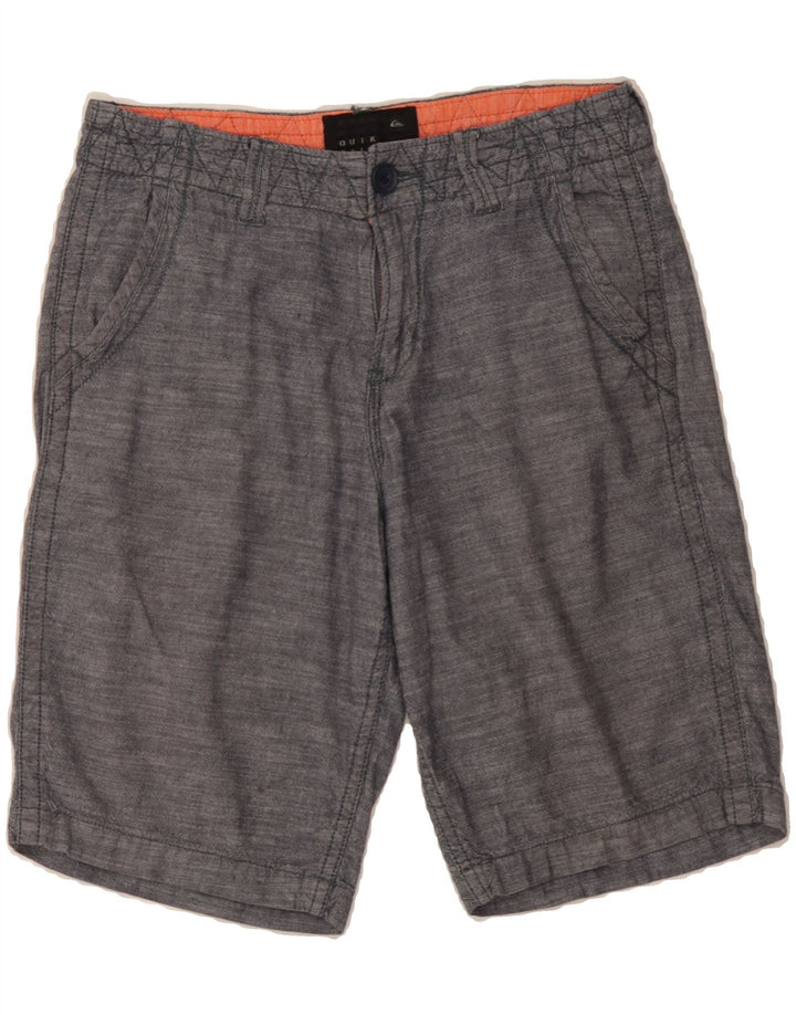 QUIKSILVER Mens Casual Shorts W28 Small Grey Cotton Vintage Quiksilver and Second-Hand Quiksilver from Messina Hembry 