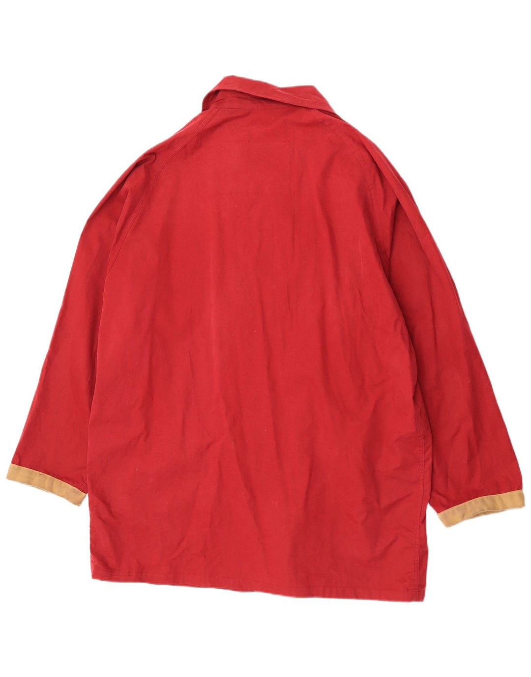 Jachetă utilitare supradimensionată pentru femei Polbot UK 18 XL, bumbac color bloc roșu