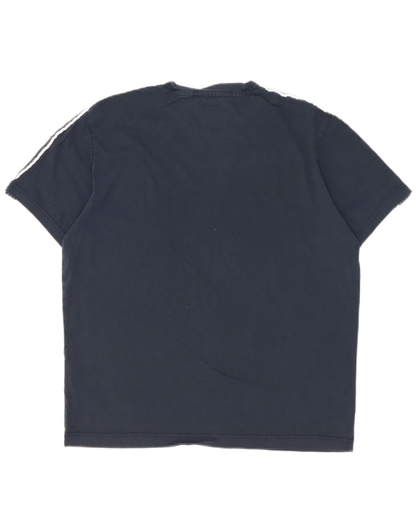 Tricou grafic pentru bărbați Champion Top mare din bumbac bleumarin