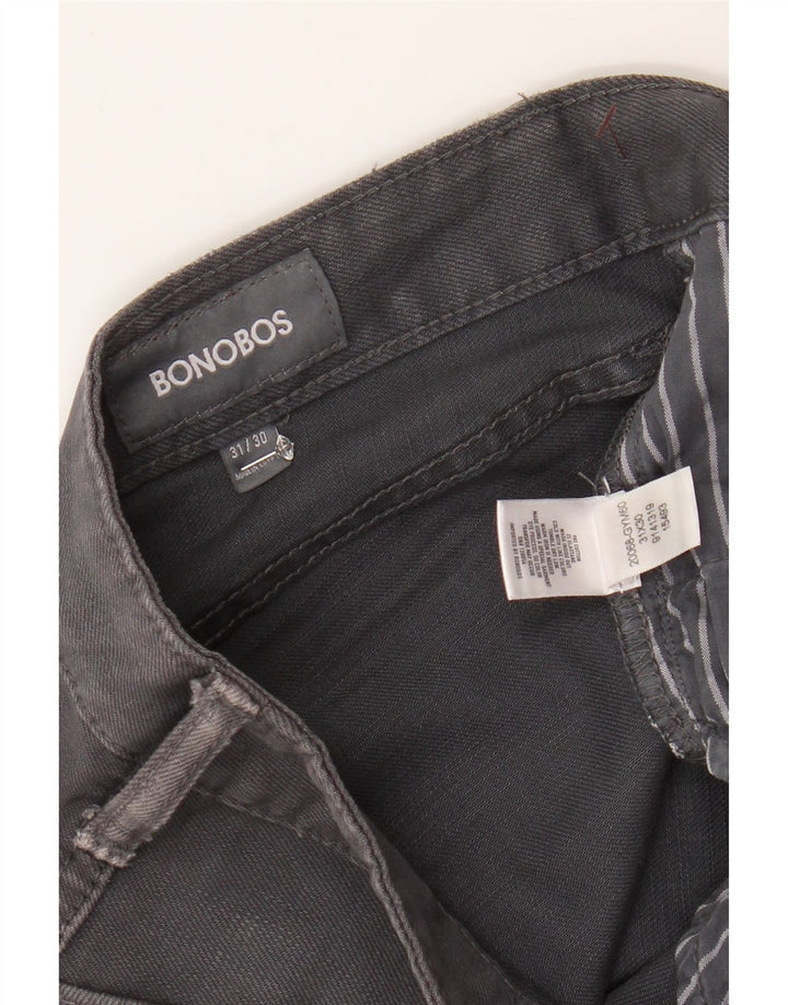 BONOBOS Blugi slim pentru bărbați W31 L30 bumbac gri