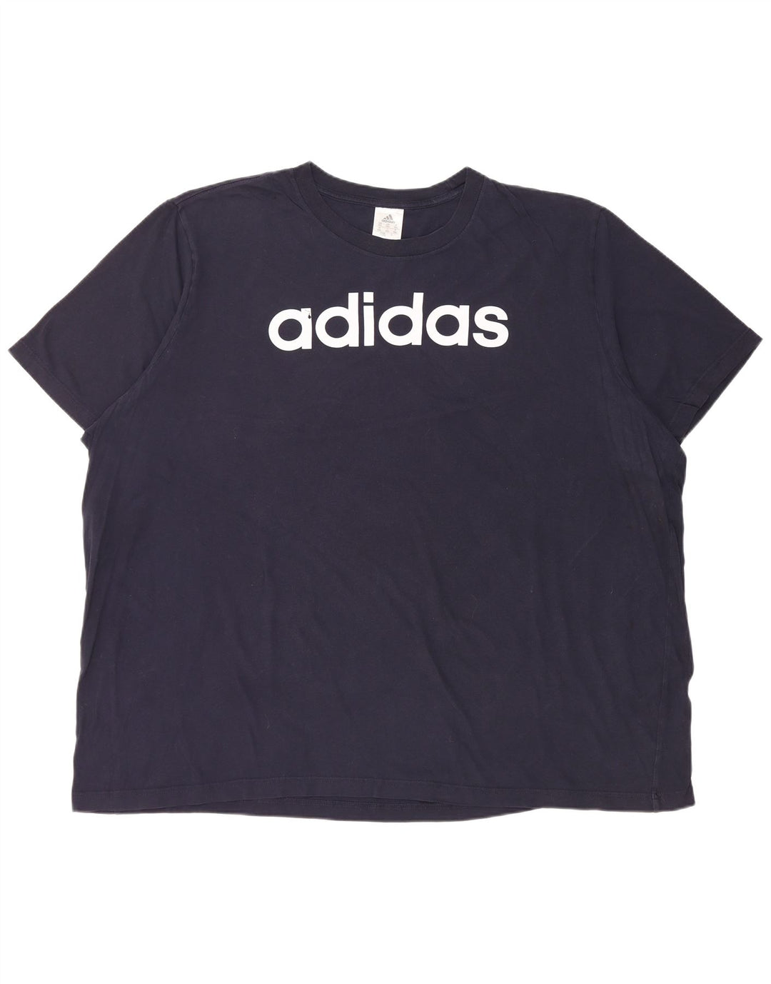 Tricou grafic pentru bărbați ADIDAS Top 3XL bumbac bleumarin