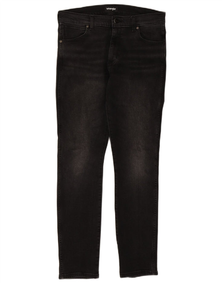 Blugi pentru bărbați Wrangler Larston Slim W32 L32 bumbac negru
