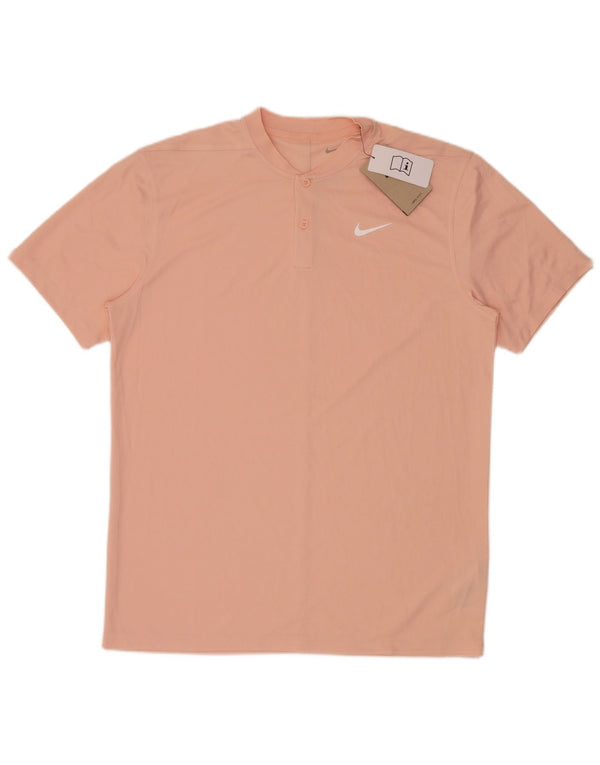 Tricou Nike Dri Fit pentru bărbați Top Medium Roz Poliester