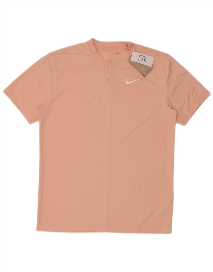 Tricou Nike Dri Fit pentru bărbați Top Medium Roz Poliester