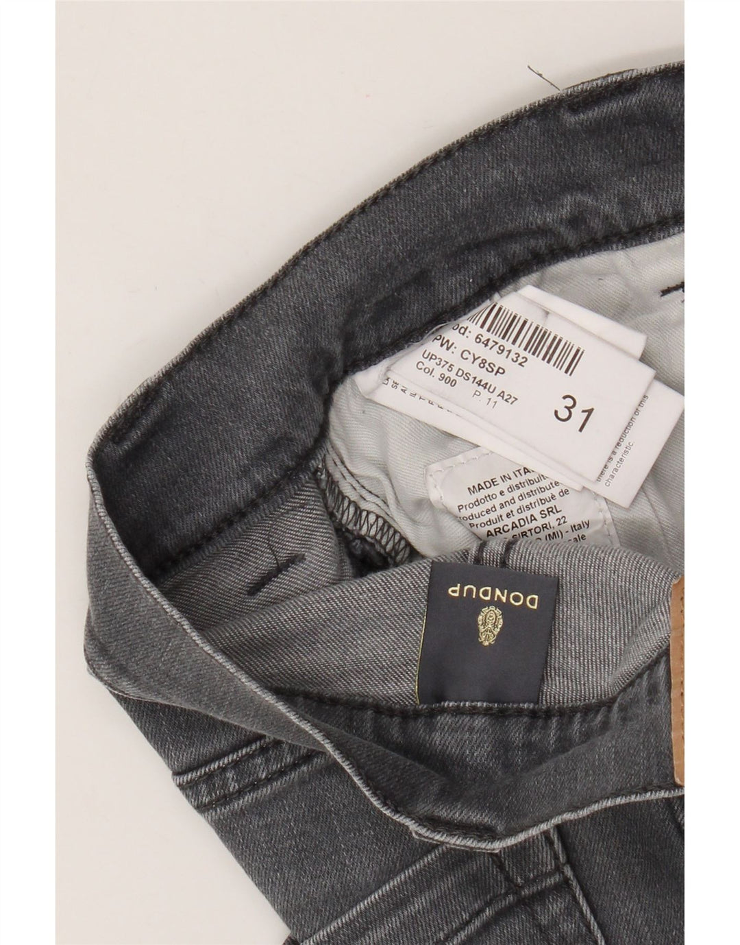 Dondup blugi skinny pentru femei W31 L29 bumbac gri