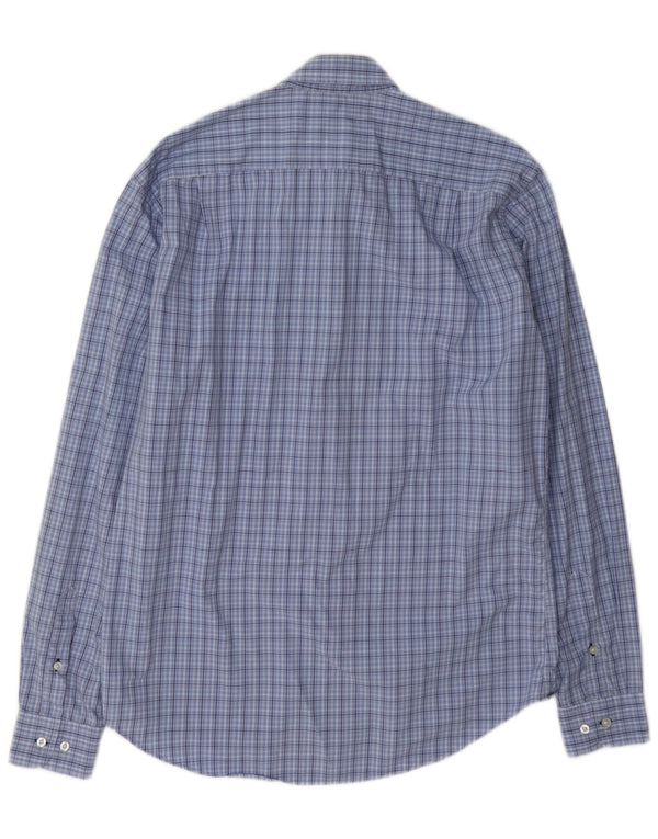 Cămașă pentru bărbați Lacoste Slim Fit Mărimea 40 Medium Blue Check