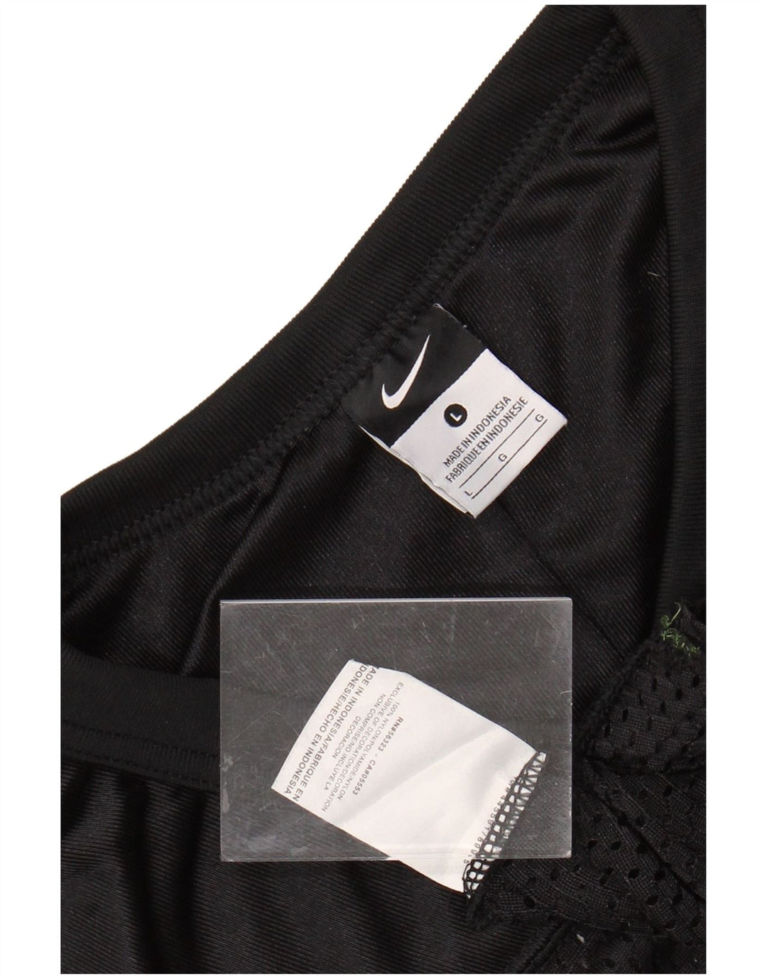 Tricou pentru bărbați NIKE Top mare negru din nailon